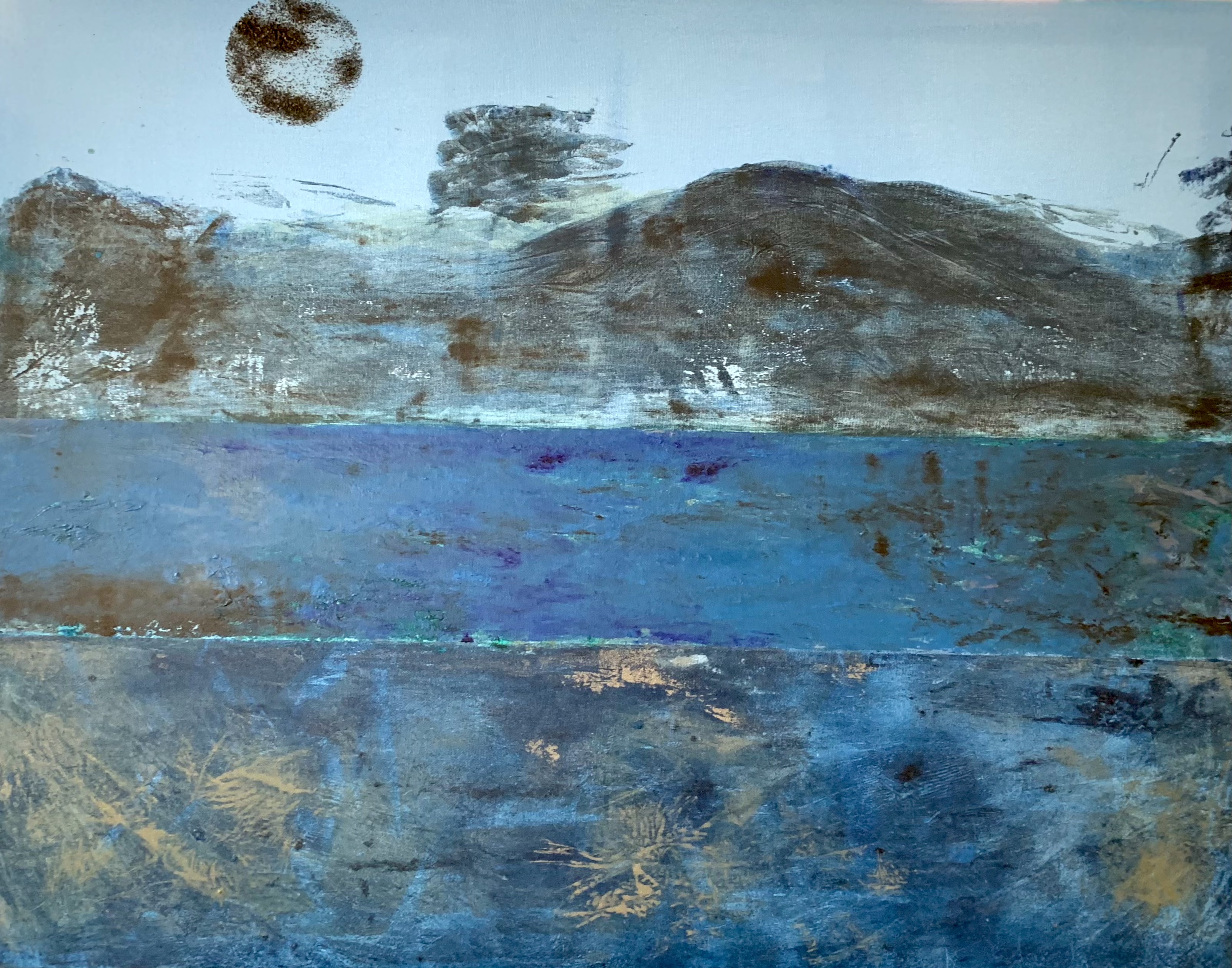 OBSKURE LANDSCHAFT BLAU